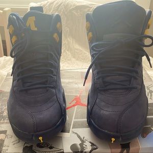 Mens Jordan’s Michigan Wolverine 12s